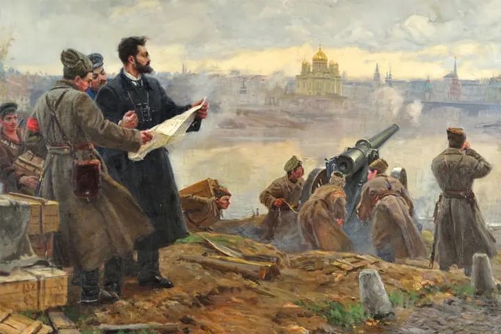 十月革命中的莫斯科