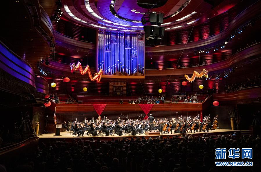 中美乐团联袂演奏费城首届中国新年音乐会
