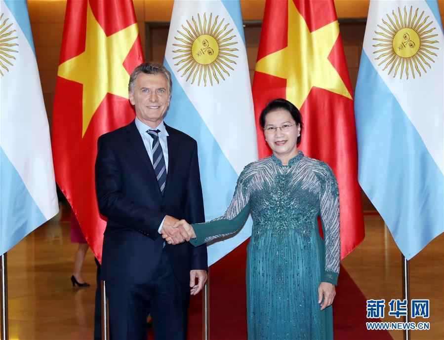 阿根廷总统访问越南