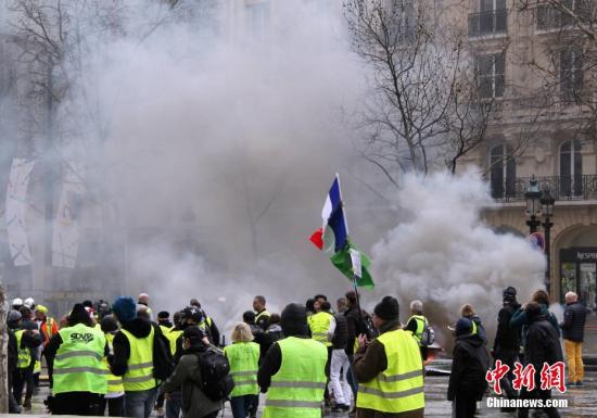 4000人参与巴黎第20轮示威 参与人数再度下降