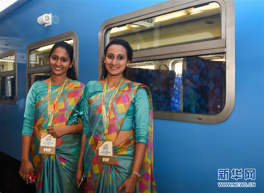 中企承建斯里兰卡南部铁路项目举行通车仪式