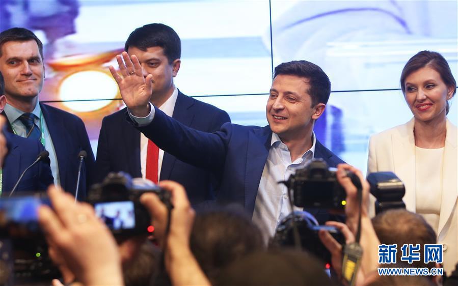 出口民调显示泽连斯基在乌克兰总统选举中得票率大幅领先