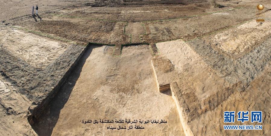 埃及考古队发掘出法老时期军事城堡