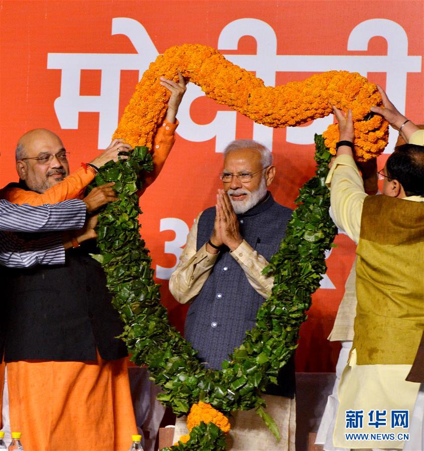 印度人民党在全国大选中获胜