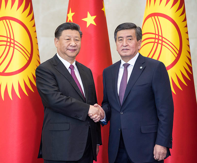 在比什凯克，“玛纳斯”见证习主席访吉时间