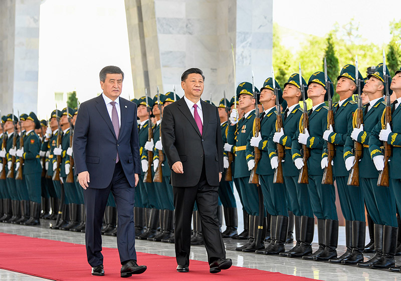 在比什凯克，“玛纳斯”见证习主席访吉时间