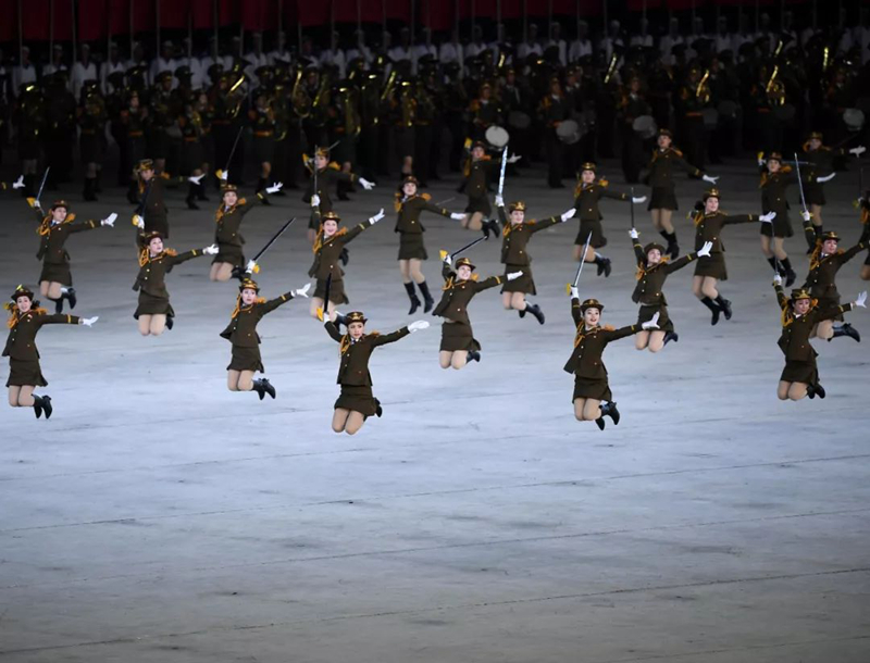 朝鲜为习近平来访专门创作的演出 现场太美太壮观