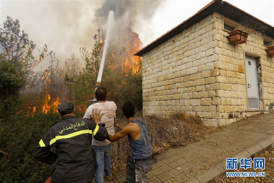 黎巴嫩突发山林大火