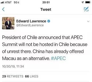 智利突然放弃APEC，中美磋商进展顺利按原计划推进