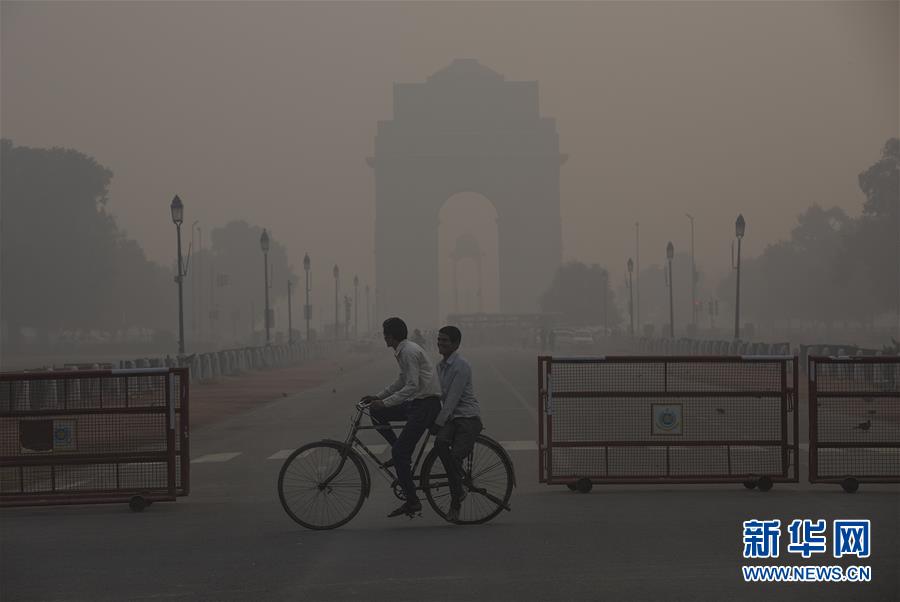 印度：雾霾中的新德里