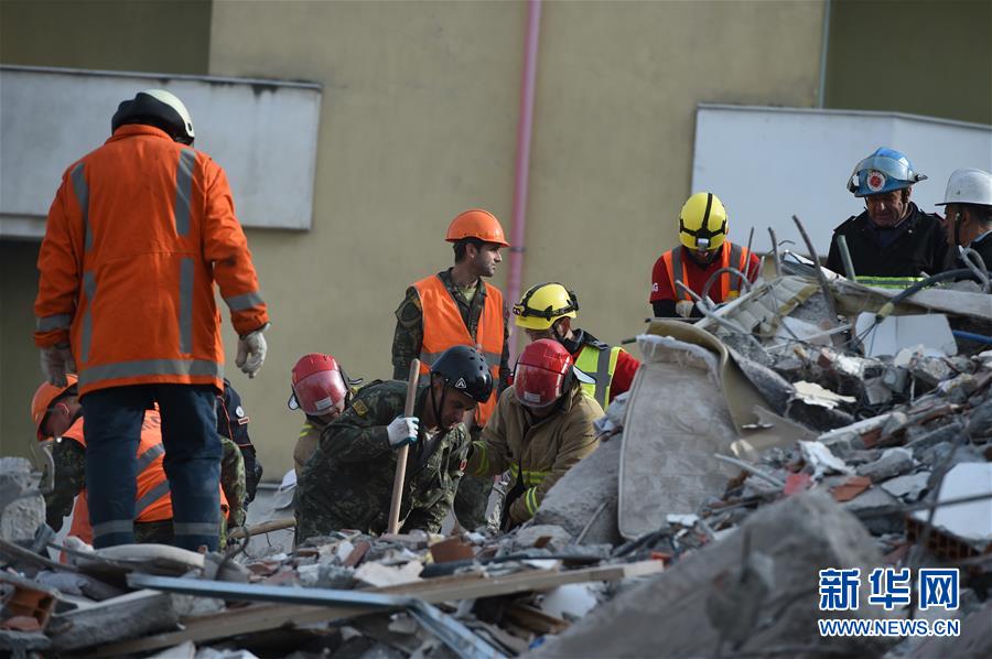 阿尔巴尼亚地震死亡人数升至21人