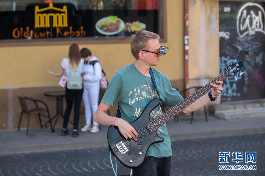 立陶宛首都庆祝街头音乐日