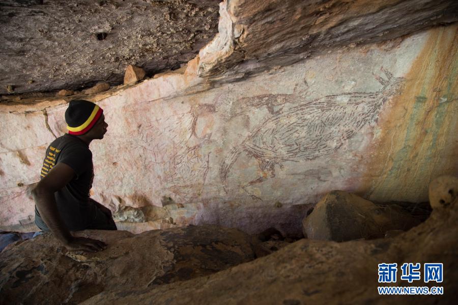 1.7万年前袋鼠岩画被确定为澳大利亚最古老的完整岩石画