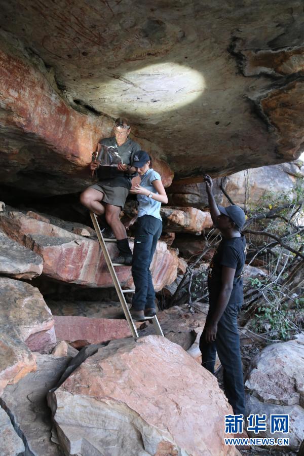 1.7万年前袋鼠岩画被确定为澳大利亚最古老的完整岩石画