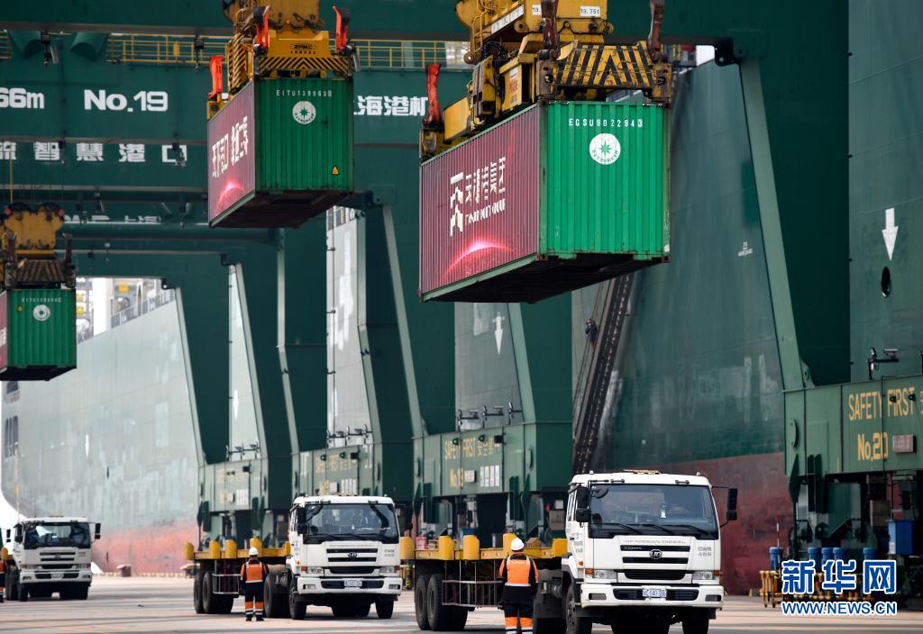 全球最大集装箱海运联盟在天津港开通欧洲新航线