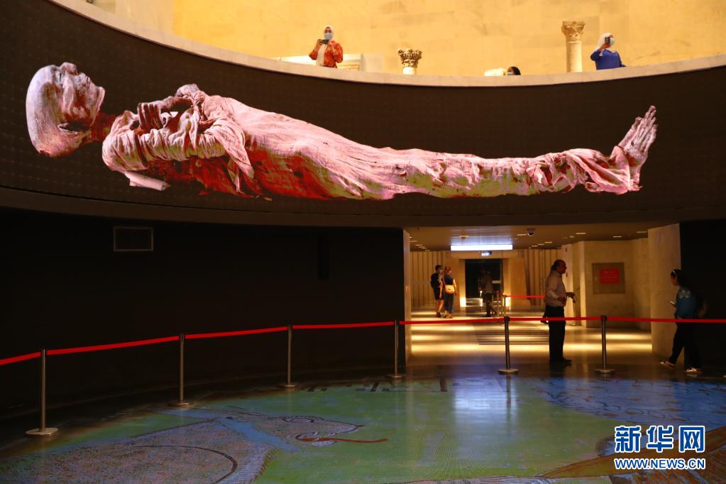 埃及文明博物馆王室木乃伊厅向公众开放