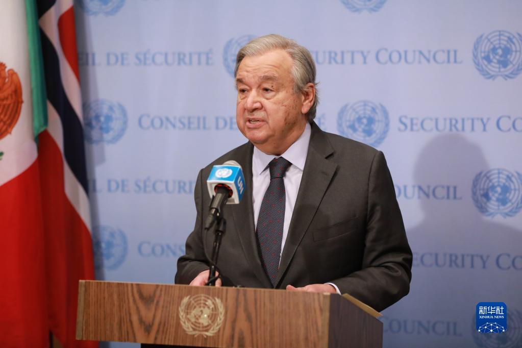 联合国秘书长表示坚持为乌克兰危机寻找和平解决方案