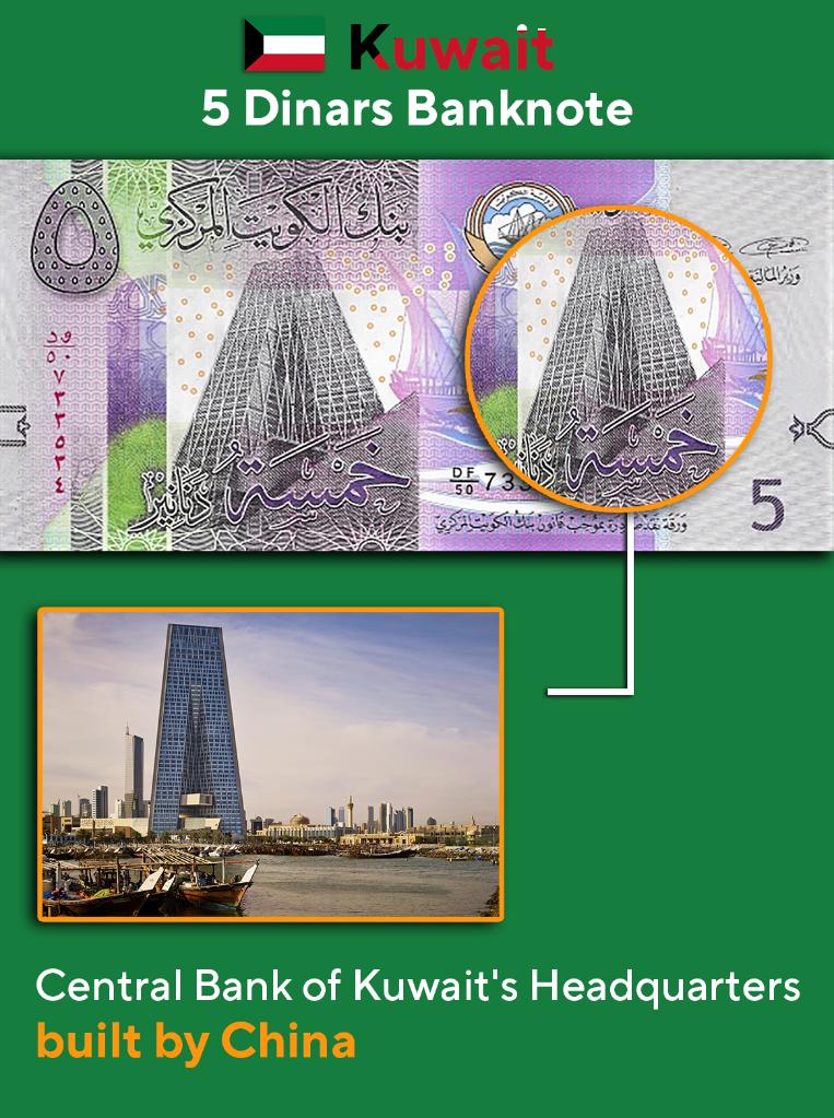 这些阿拉伯国家钱币上的“中国建造”