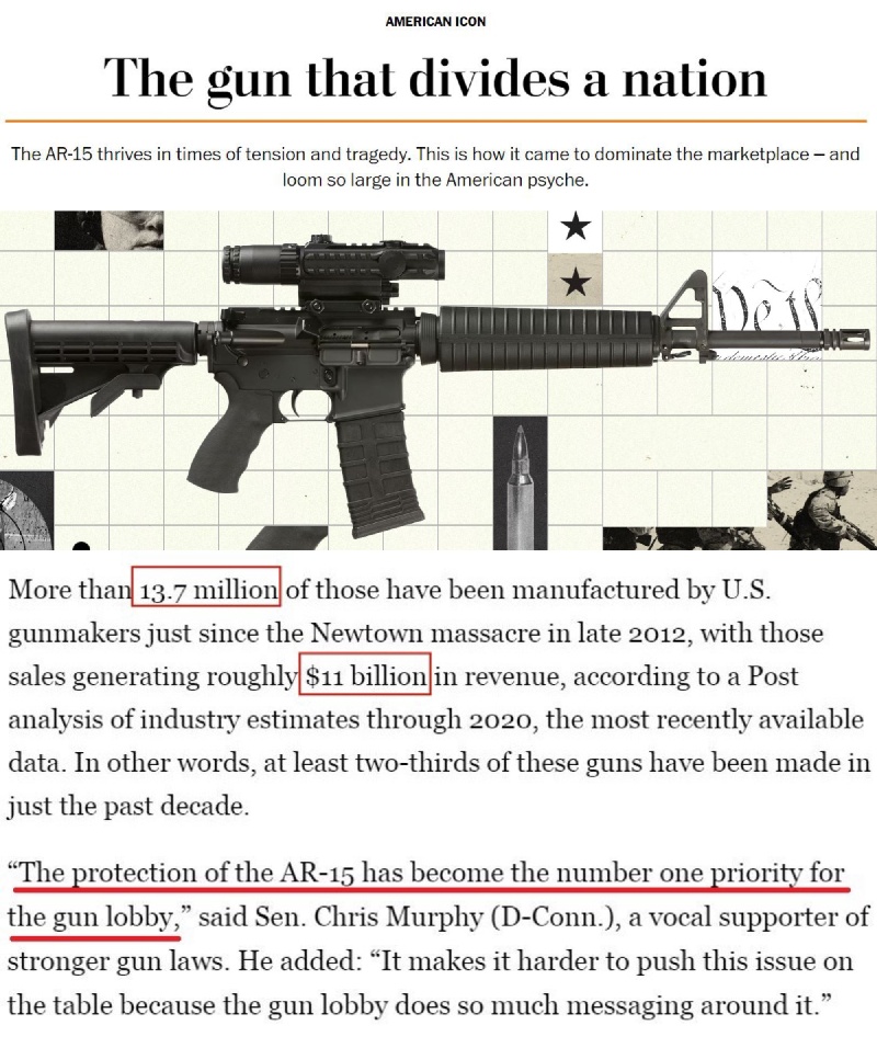 AR-15：见证美国枪支暴力走向失控