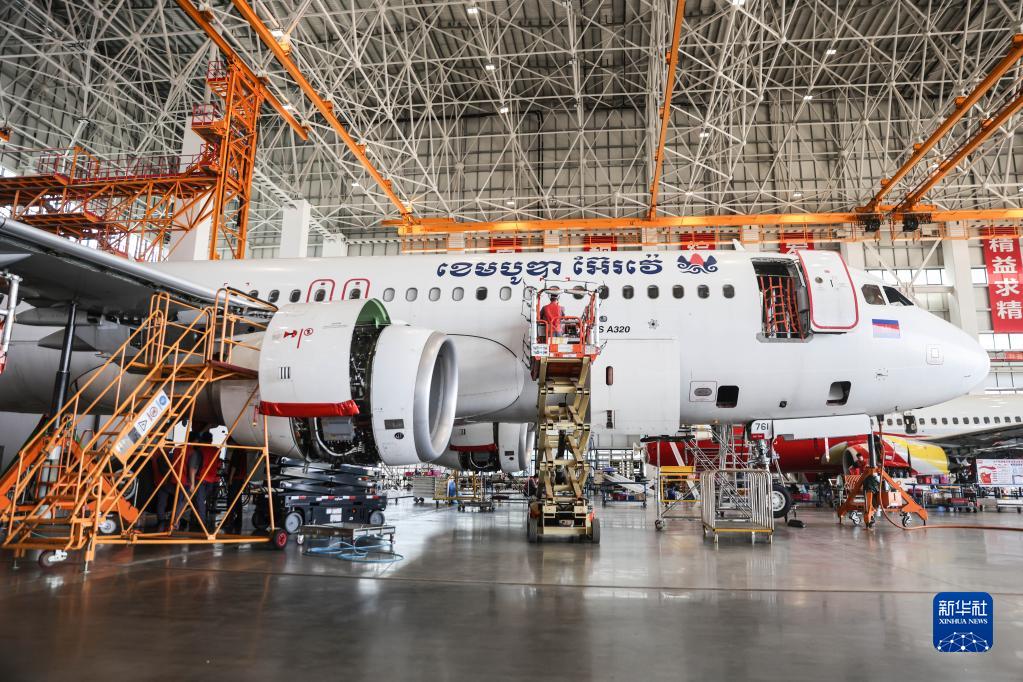 海南自贸港迎来柬埔寨国家航空进境飞机维修业务
