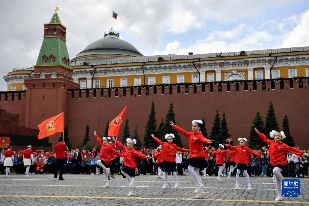 莫斯科：入队仪式