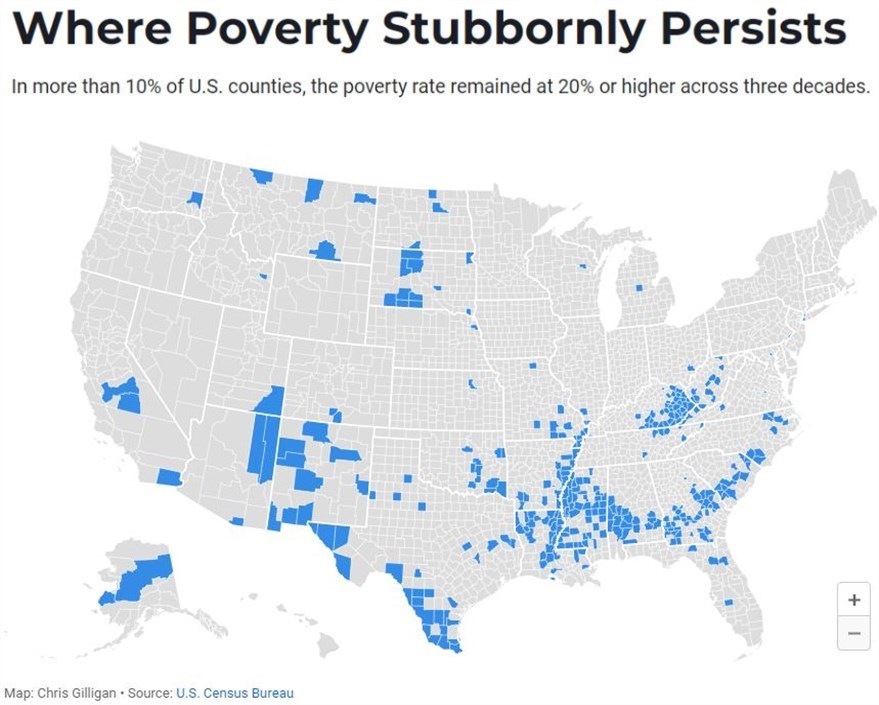 美国的普遍贫困是“有意为之”？！
