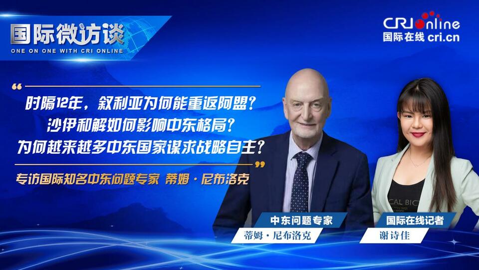国际知名中东问题专家：当前中东形势意义重大 中国助力中东安全与发展