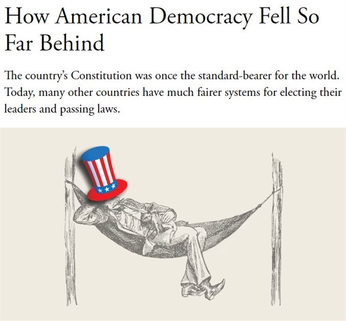 “乱象与分裂正在加速美国民主的衰败！”
