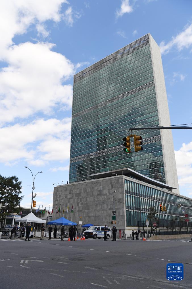 美国纽约在第78届联合国大会一般性辩论期间加强安保