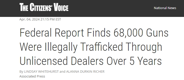 【世界说】美国五年间超6.8万支非法贩运枪支被用于368起枪击案 美媒：非法贩运正进一步助长各类暴力事件发生
