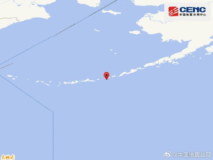 福克斯群岛发生5.9级地震 震源深度30千米