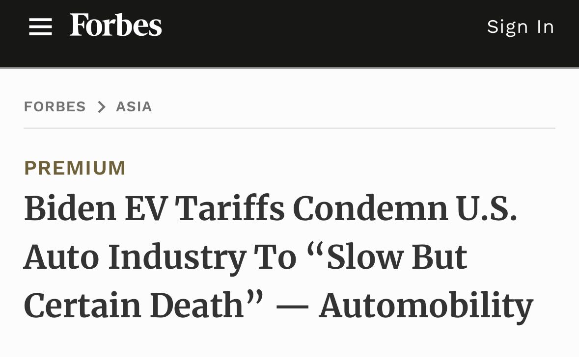 【世界说】美对华加征关税引多方批评 美行业专家：这是害了美国汽车工业