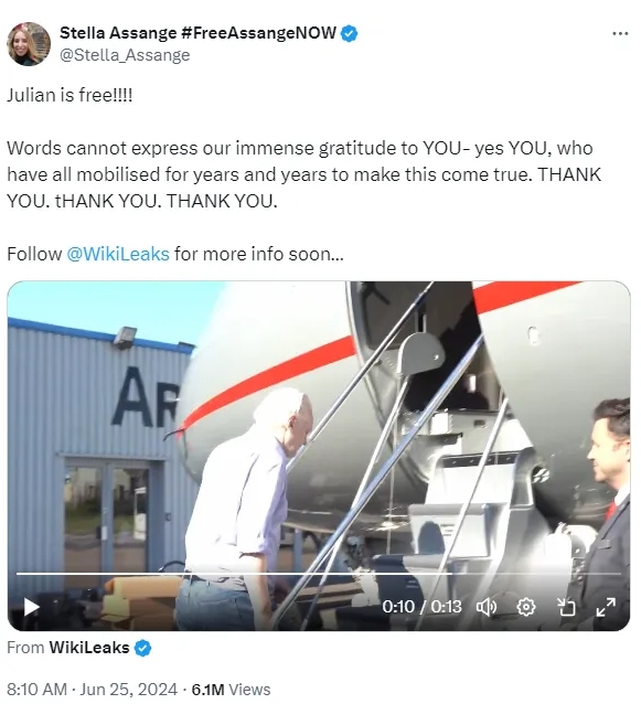 抗争14年终获自由，阿桑奇曾曝光美国这些“恶行”！