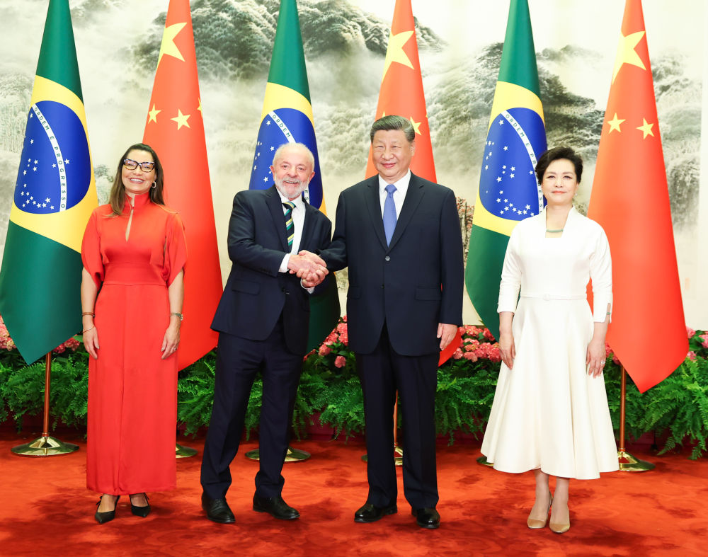 新华图讯丨习近平同巴西总统卢拉会谈