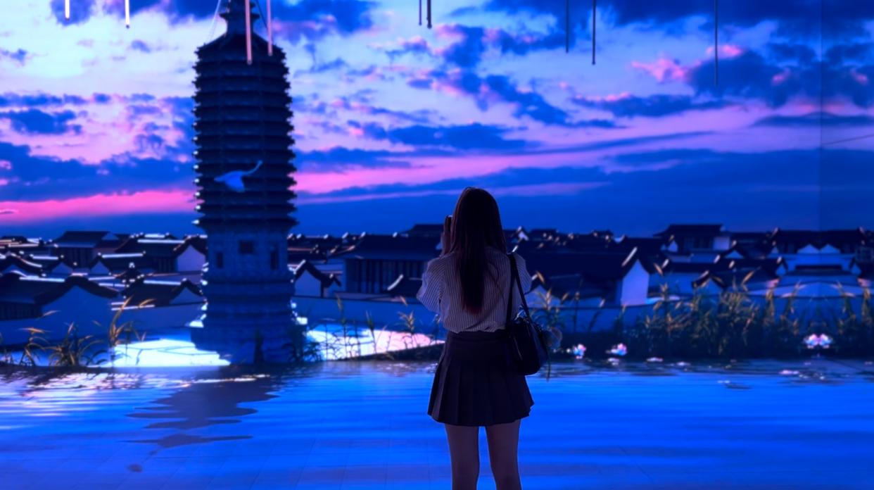 “洋学生”中国说｜印尼留学生打卡北京大运河博物馆：“科技让博物馆体验更沉浸”