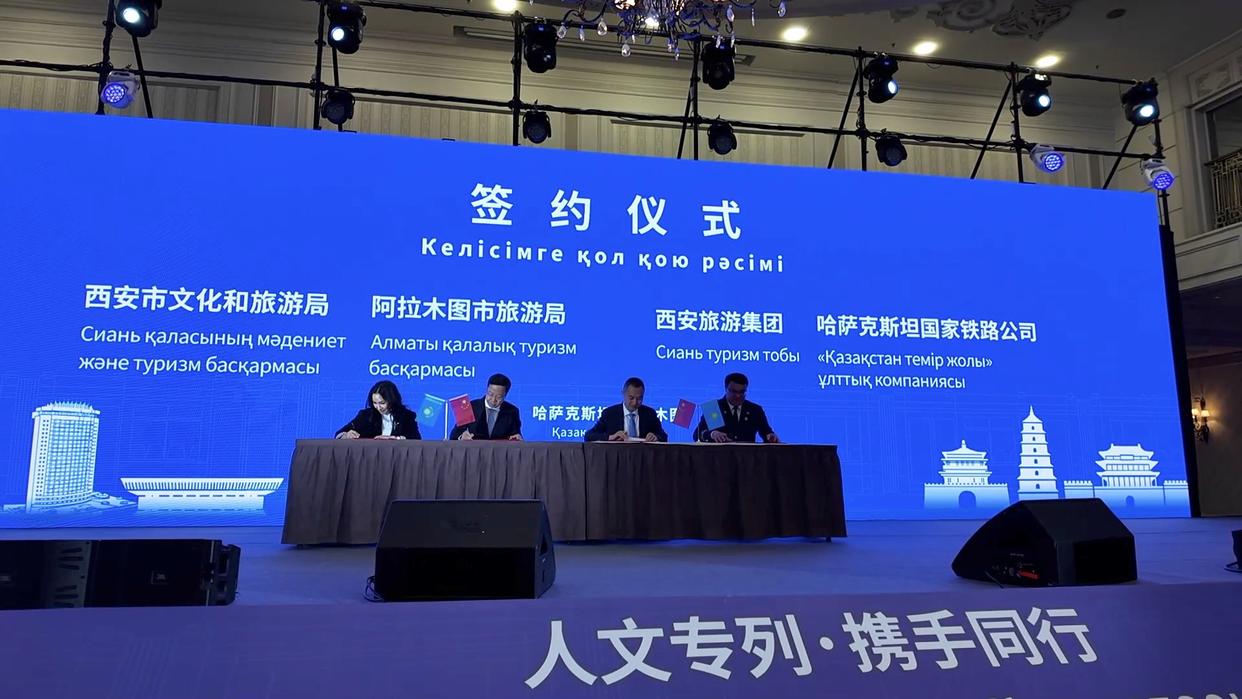新华视点｜多元交流共筑丝路情！首趟中国－中亚国际人文旅游专列运行记