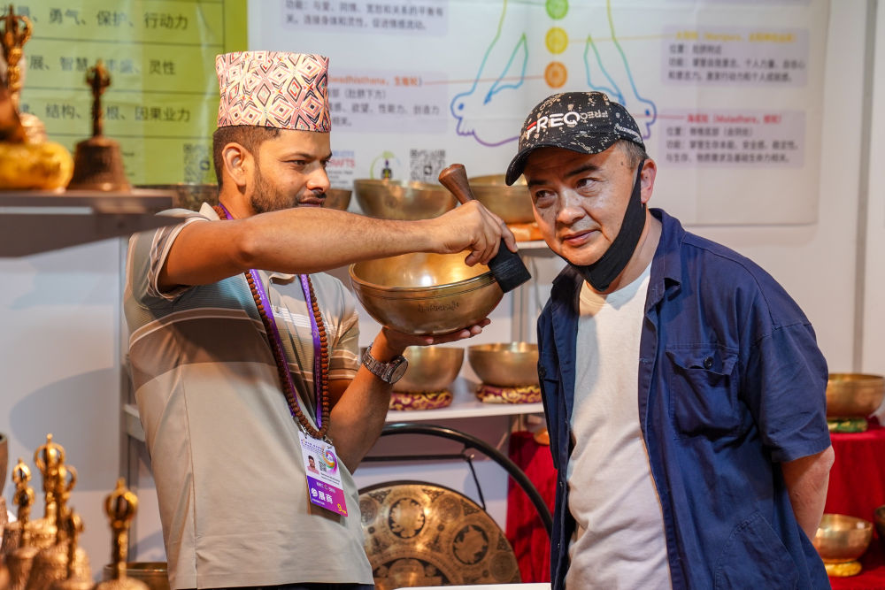 南博会上体验南亚异域风情