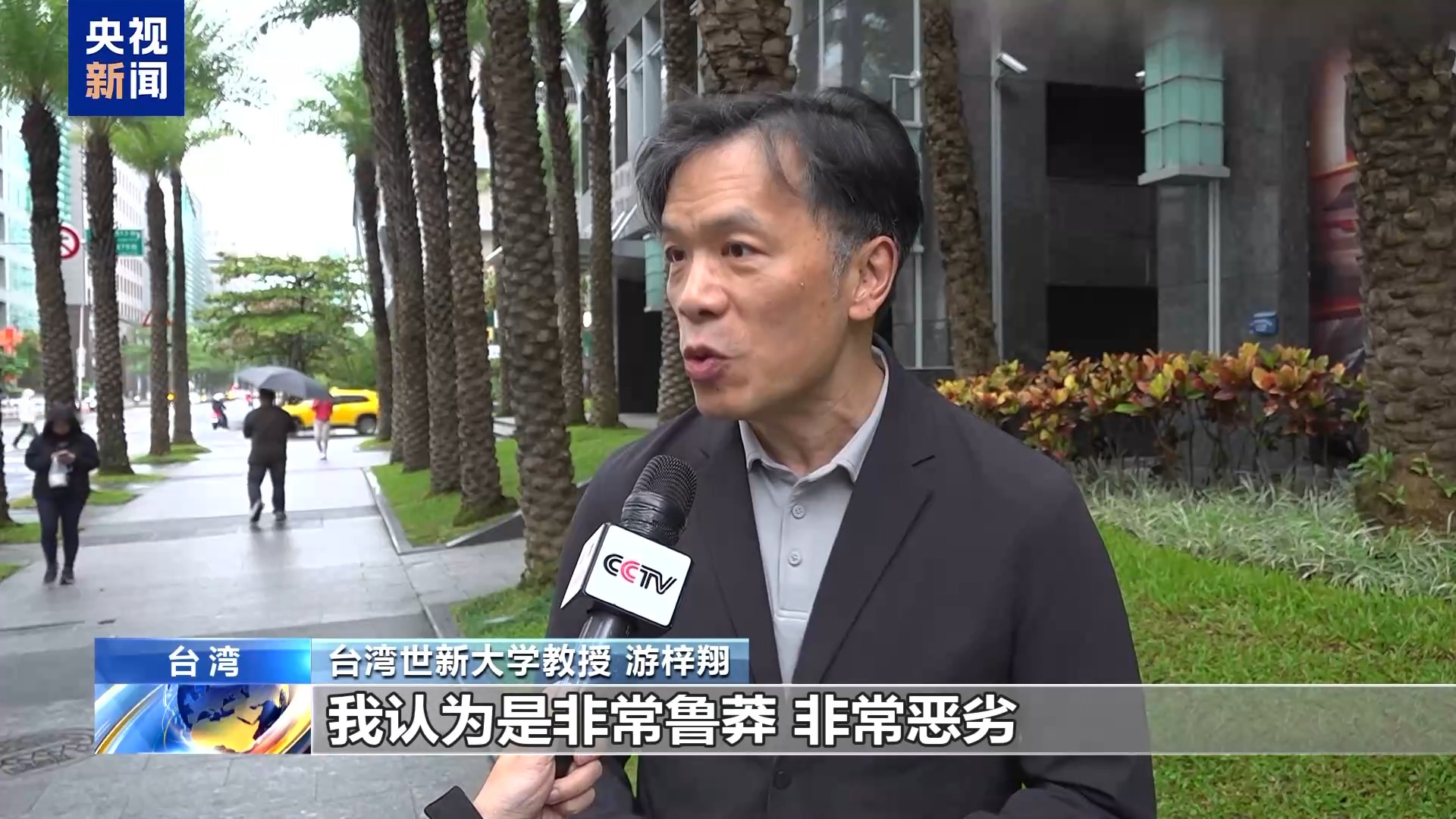 视频丨台湾学者:高市妄言乃刻意搞事 实属恶劣