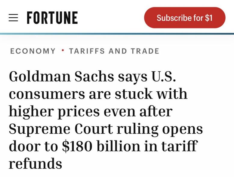 【世界说】美媒:旧关税被废新关税又至 美国消费者承压依旧