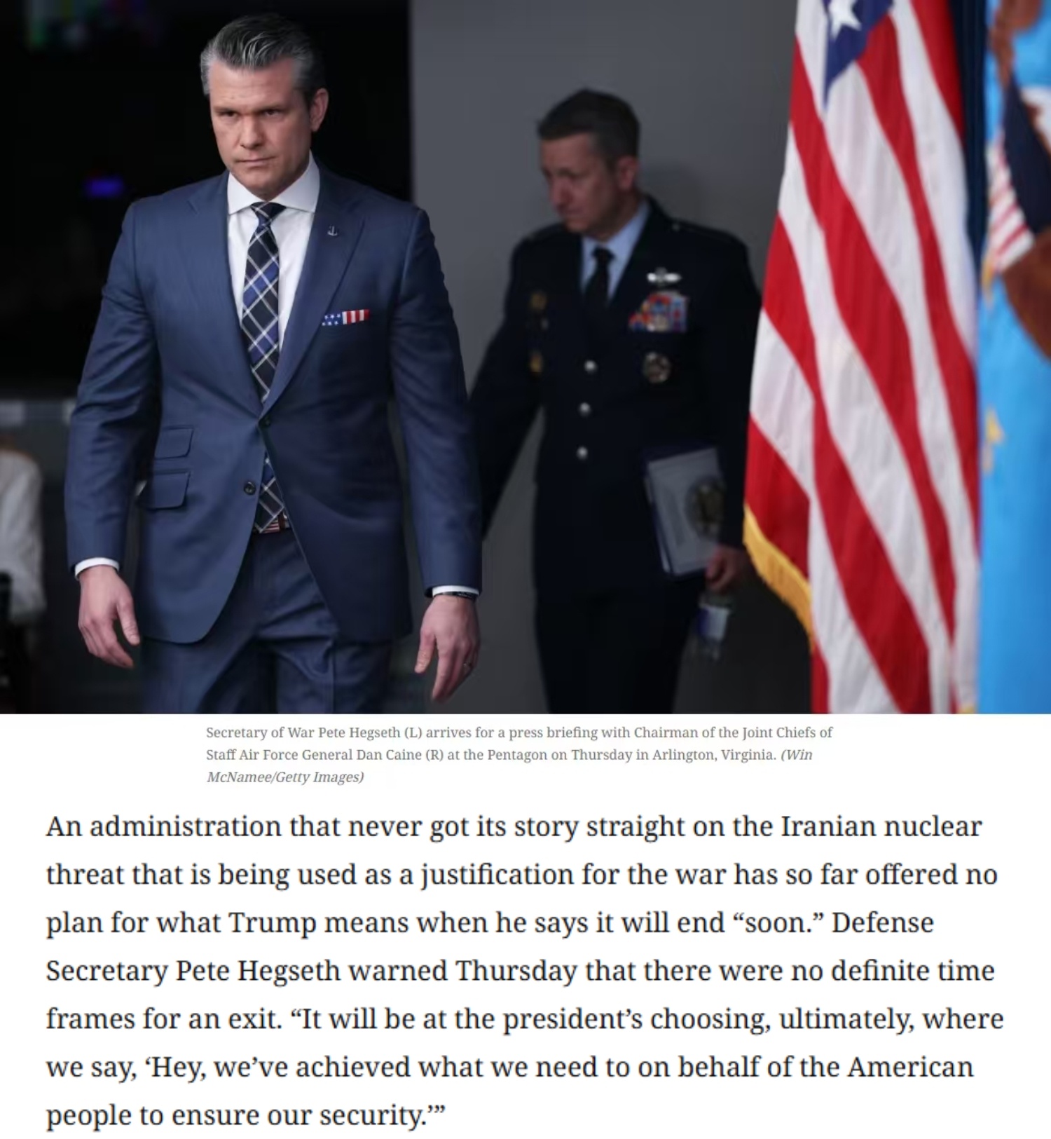 全球媒体聚焦 | 美媒:美国对伊朗的军事行动“逐渐失控”