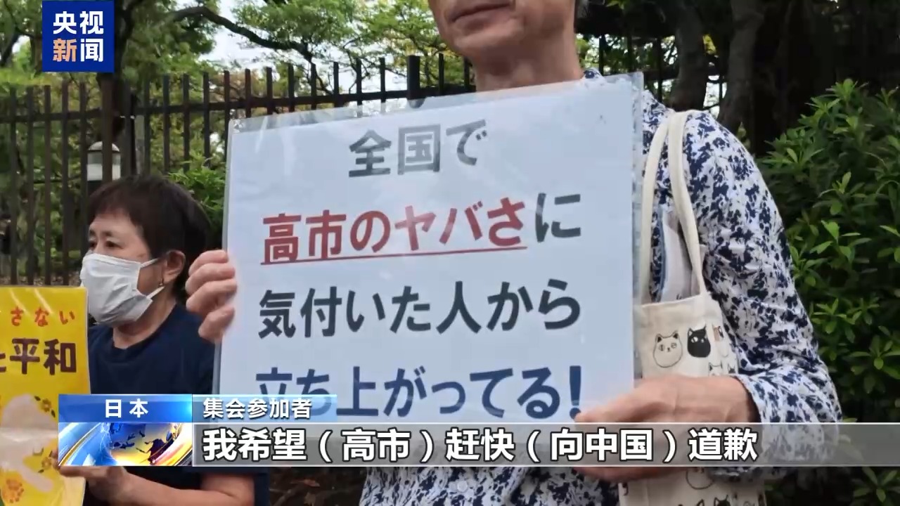 视频丨日本民众举行集会 反对高市扩军修宪动向