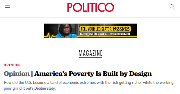 【世界说】美媒：有意为之！美国严重且普遍的贫富文化是制度设计造成的