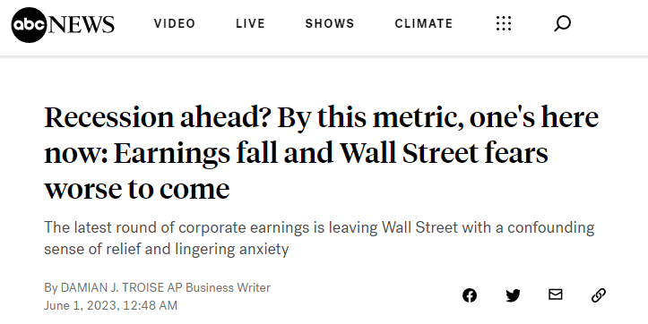 【瞰全球】美国经济衰退“红灯”亮起 民众信心遭受“重创”