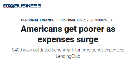 【世界说】外媒：“杂货店痛苦”、应急支出增加……美国民众对通胀数据“放缓”无感，仍在经济痛苦中苦苦挣扎