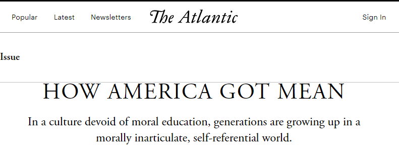 【世界说】美政治评论家揭批美国长期在缺乏道德教育的文化中浸染 已沦为一个卑鄙的国家