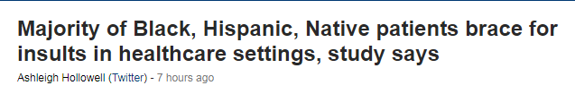 【世界说】美国医疗系统种族主义根深蒂固 最新调查:超半数有色人种患者就医前便做好受到侮辱的准备