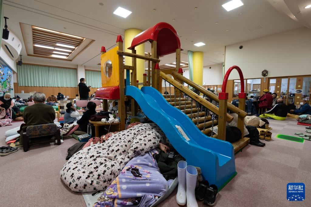 探访日本地震重灾区轮岛市临时避难所