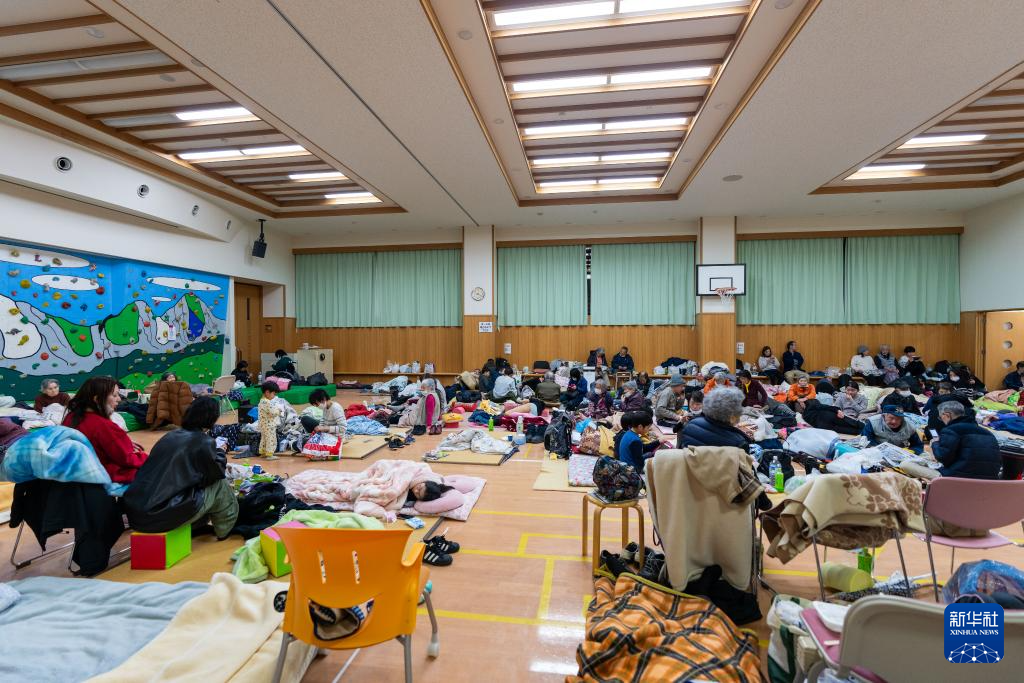 探访日本地震重灾区轮岛市临时避难所