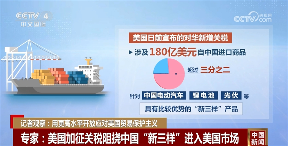 中国应对美国贸易保护主义打出“组合拳” 更高水平开放展现大国担当