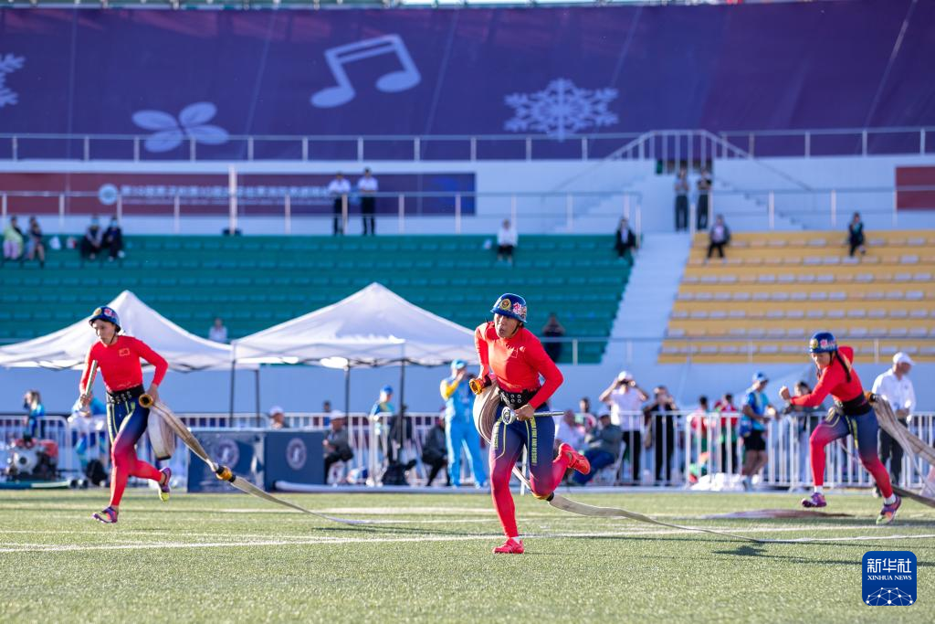 中国女队首夺“消防奥运会”冠军